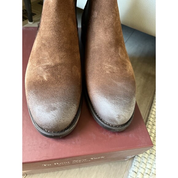 New To Boot New York Charleston Chelsea Boot Men Suede Leather 9.5 M TBH914D - Picture 14 of 16